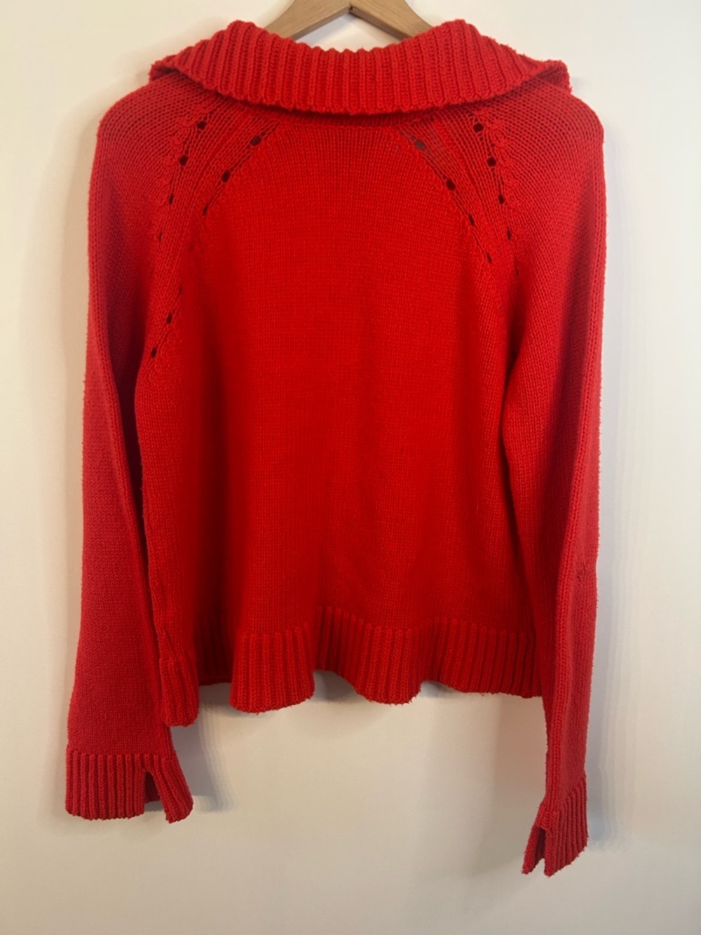 Ciao Lucia Women’s Red Belinha Pullover Sweater, Size Medium - Picture 11 of 14